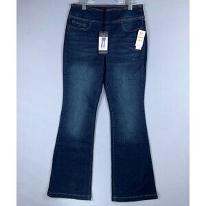 Sofia Vergara Melisa High Rise Flare Jeans Womens Size 14 Denim Stretch Blue